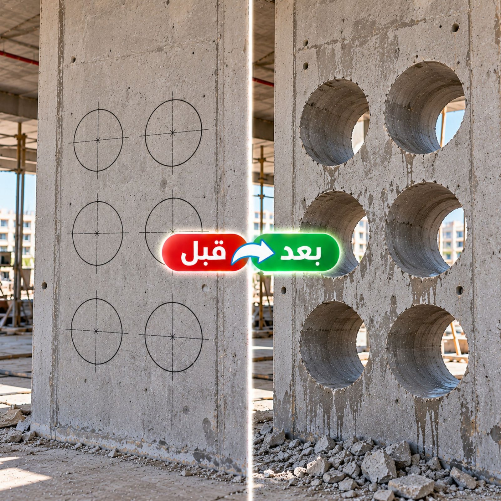 تنفيذ فتحات كور متعددة