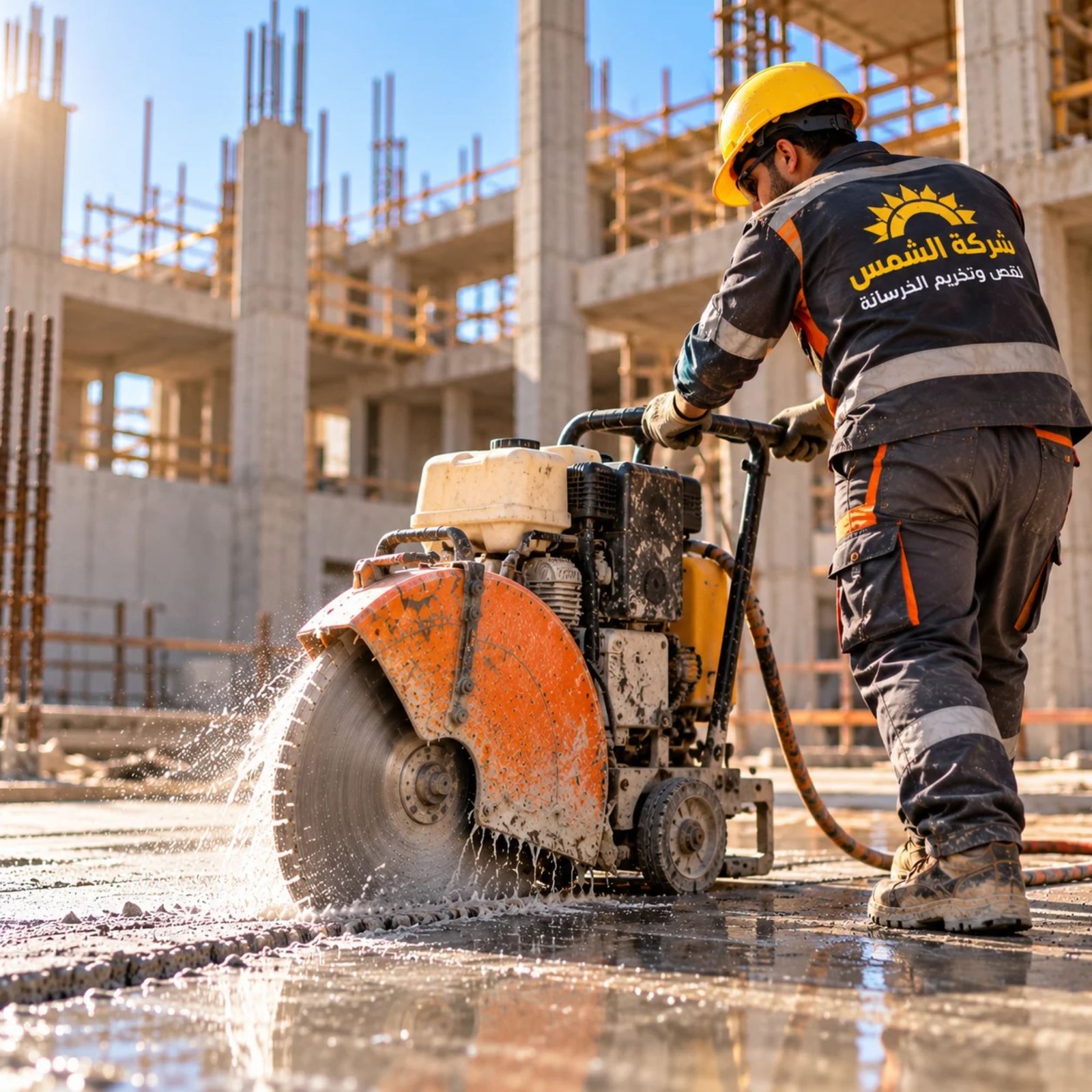 شركة الشمس لقص وتخريم الخرسانة بجدة